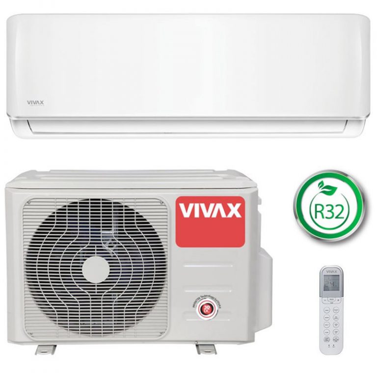 VIVAX COOL klima uređaj ACP-18CH50AERI+ R32 u bijeloj i srebrnoj boji.