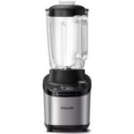 Philips Blender HR37600 crno-metalni sa staklenom posudom od 2L