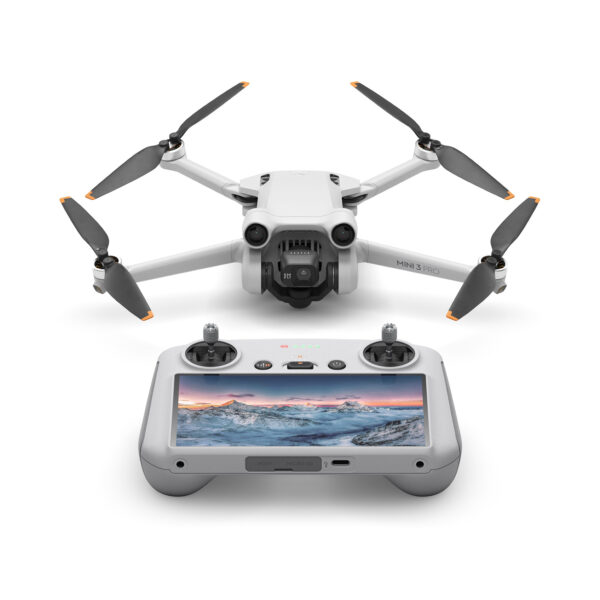 DJI Mini 3 Pro RC dron sa bijelim kućištem i 4K kamerom