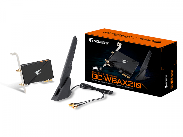 Gigabyte WIFI PCIe GCWBAX210 mrežna kartica sa Intel WIFI 6 AX210 čipsetom