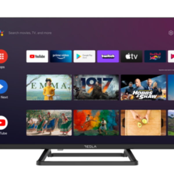 Tesla TV 43E635 FHD Android smart televizor sa crno-srebrnim dizajnom i Full HD ekranom