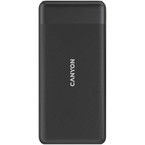 CANYON PB-109 Power Bank 10000mAh crne boje sa brzim punjenjem