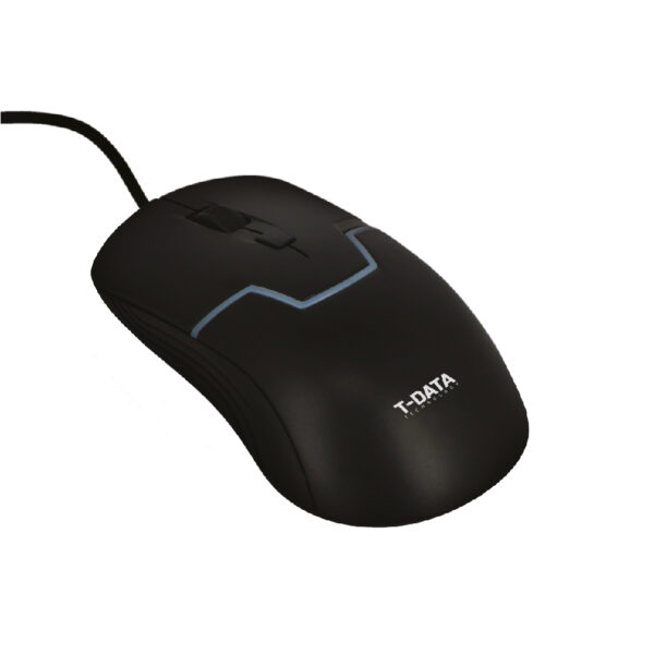 TTO Miš Optički K100 - crni gaming miš sa točkom za pomeranje i 4 dugmeta