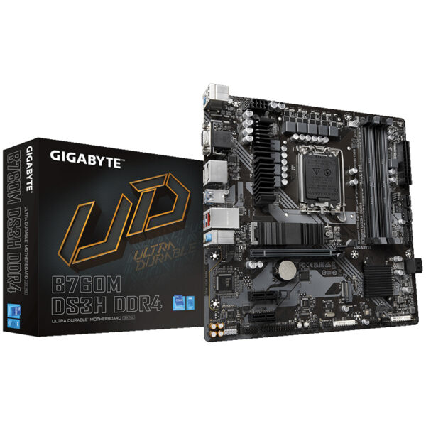 Gigabyte B760M DS3H DDR4 matična ploča sa LGA1700 soketom i M.2 priključcima