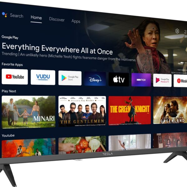 Tesla TV 32E635BHS HD Android smart televizor sa crnim okvirom i Google Assistant podrškom
