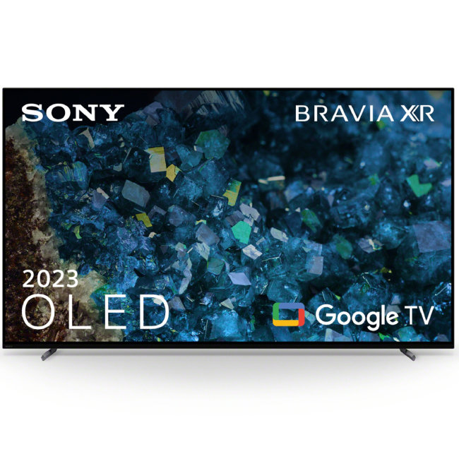 SONY OLED TV XR65A80LAEP 65" sa UHD rezolucijom i Google TV, prikazan u modernom enterijeru