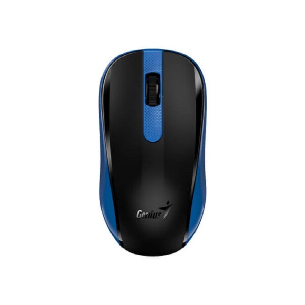 Plavi Genius NX-8008S wireless miš sa USB dongle-om i silent tipkama.
