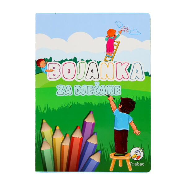 MO Bojanka za dječake sa raznovrsnim motivima za bojanje