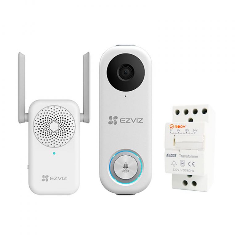 EZVIZ CS-DB1C komplet za videointerfon sa Wi-Fi video zvonom i transformatorom