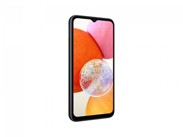 Samsung Galaxy A14 crni telefon sa 6,6" ekranom i trostrukom kamerom