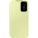 Samsung Galaxy A34 Smart View Wallet Case u lime boji sa prikazanim novčanikom