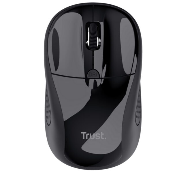Trust Basics Wireless Miš crne boje sa optičkim senzorom i ergonomskim dizajnom