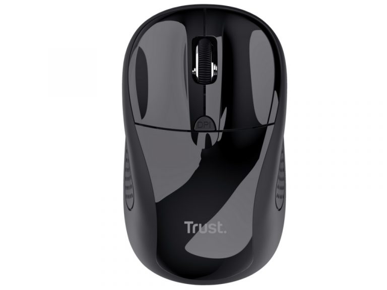 Trust Basics Wireless Miš crne boje sa optičkim senzorom i ergonomskim dizajnom