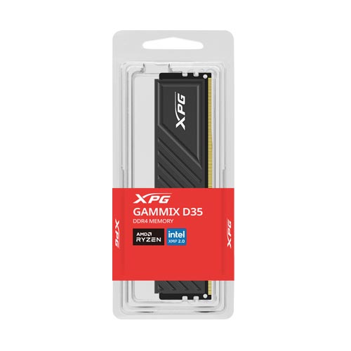 XPG D35 DDR4 RAM memorija 16GB 3200MHz sa crnim hladnjakom