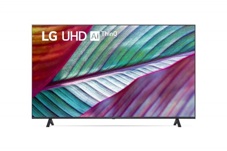 LG TV LED 55UR78003LK sa 4K HDR10 Pro i α5 AI procesorom na crnom držaču