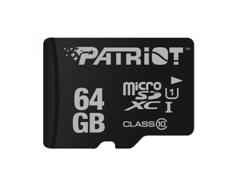 Patriot microSD 64GB memorijska kartica sa oznakama UHS-I i SDXC