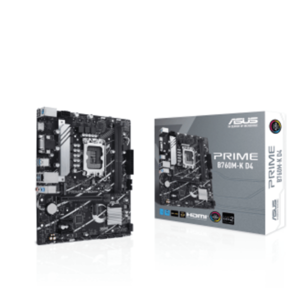 ASUS PRIME B760M-K D4 matična ploča sa LGA1700 soketom i DDR4 podrškom