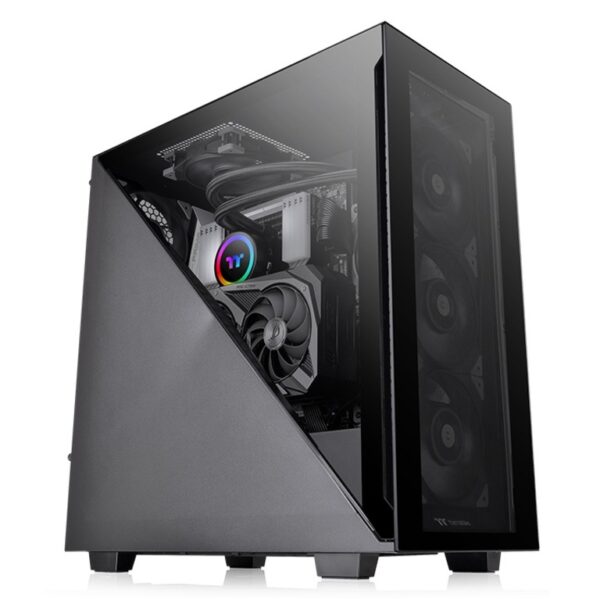 Thermaltake Divider 300 TG Mid Tower kućište sa crnim temperiranim staklom i LED osvetljenjem