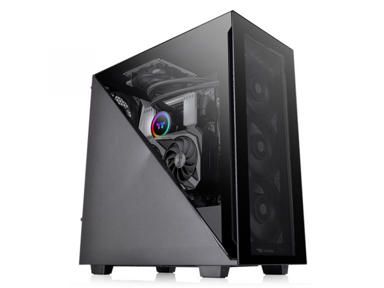 Thermaltake Divider 300 TG Mid Tower kućište sa crnim temperiranim staklom i LED osvetljenjem
