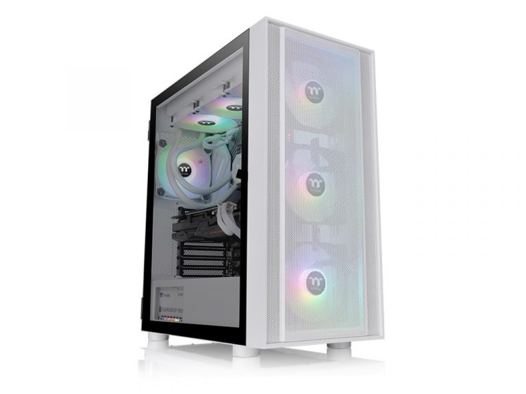 Thermaltake H570 TG ARGB Snow Mid Tower kućište sa temperiranim staklom i RGB osvetljenjem
