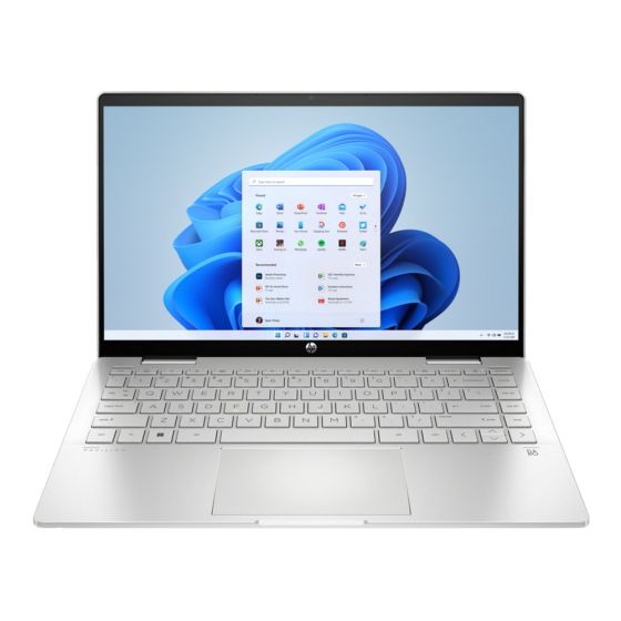 HP Pavilion x360 14" FHD laptop u srebrnoj boji sa okretnim touch ekranom