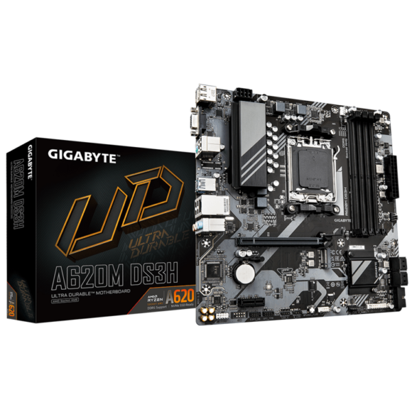 Gigabyte A620M DS3HG10 matična ploča sa AM5 socketom i DDR5 memorijom