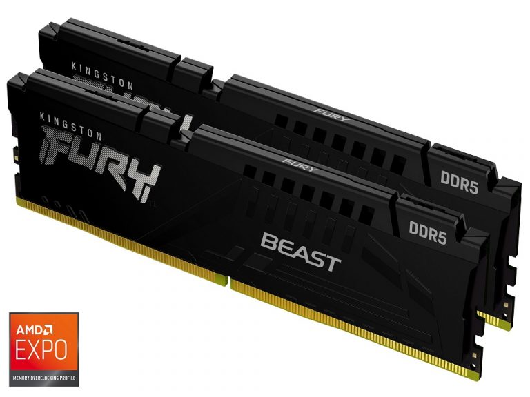 Kingston Fury Beast DDR5 RAM memorija 64GB 5600MHz sa EXPO i XMP podrškom