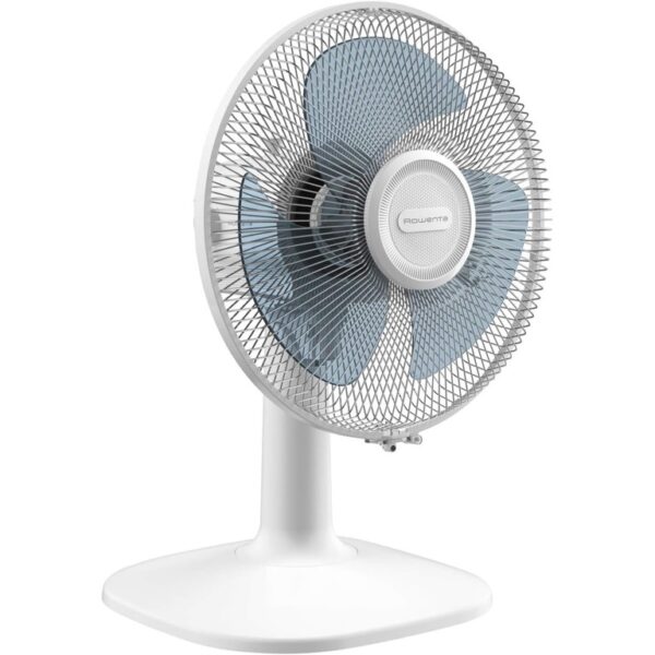 Rowenta stolni ventilator 12 inča sa modernim dizajnom i tri brzine rada.