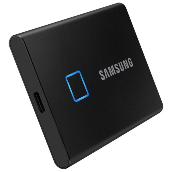 Samsung T7 Touch eksterni SSD 1TB, crne boje, sa USB 3.2 priključkom
