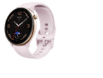 Amazfit GTR mini pametni sat u rozoj boji sa AMOLED ekranom i čeličnim kućištem