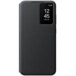 Crna zaštitna maska Samsung Galaxy S24+ Smart View Wallet Case sa prikazom omota za kartice