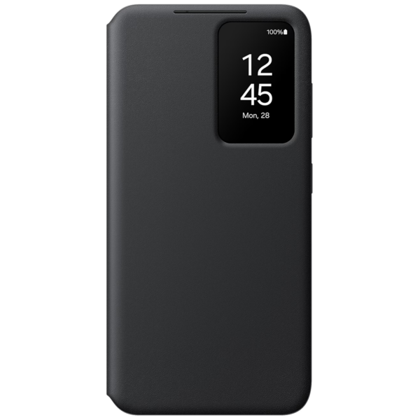 Crni Samsung Galaxy S24 Smart View Wallet Case sa pregledom ekrana