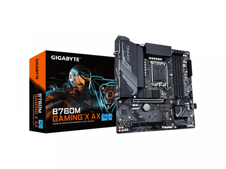 Gigabyte B760M Gaming X AX matična ploča sa DDR5 podrškom i WiFi modulom