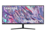 Samsung 34" UWQHD ravnog monitora S50GCVA sa crnim okvirom i širokim ekranom