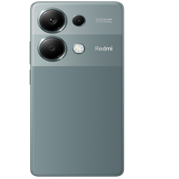 Xiaomi Redmi Note 13 PRO u zelenoj boji sa 6.67'' AMOLED ekranom i trostrukom kamerom od 200MP.