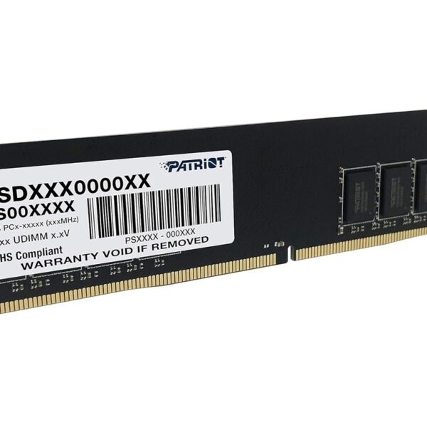 Patriot RAM memorija 8GB 3200MHz SODIMM DDR4 na beloj pozadini