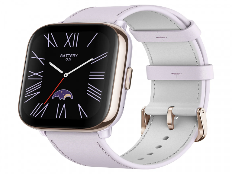 Amazfit Active Lavender Purple pametni sat sa ljubičastim kaišem i AMOLED ekranom