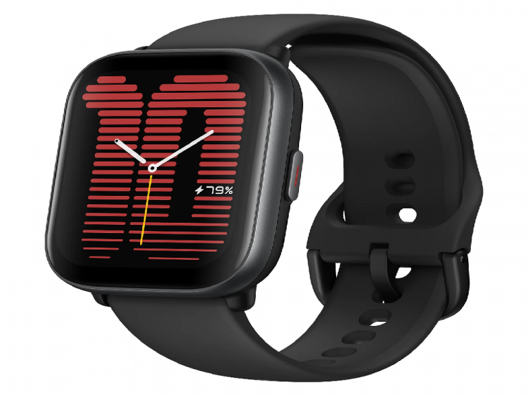 Amazfit Active Black pametni sat sa crnim AMOLED ekranom i čeličnim kućištem