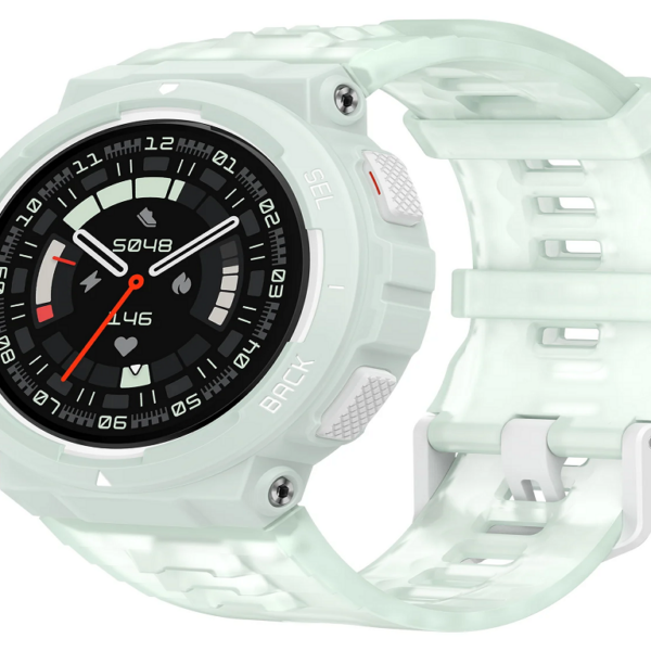 Amazfit Active Edge Mint Green pametni sat sa modernim dizajnom i zelenim remenom