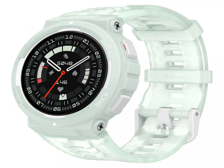 Amazfit Active Edge Mint Green pametni sat sa modernim dizajnom i zelenim remenom