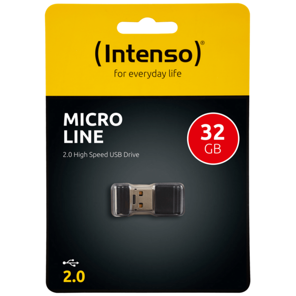 Crna Intenso USB Flash memorija 32GB sa USB 2.0 priključkom