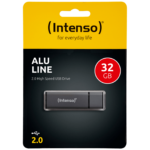 Intenso USB Flash 32GB crne boje sa aluminijskim kućištem