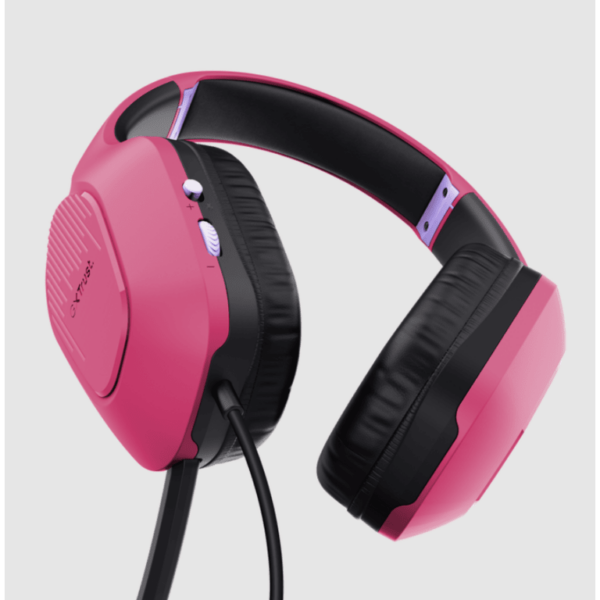Roze Trust GXT790P Tridox 3-in-1 set sa slušalicama, mišem i podlogom