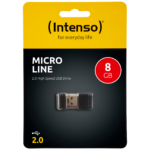 Crna Intenso USB Flash memorija 8GB sa USB 2.0 priključkom