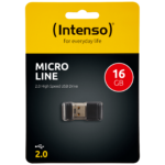 Crna Intenso USB Flash memorija 16GB sa USB 2.0 priključkom