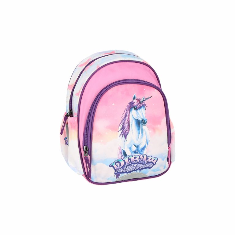 TTS Ruksak UNO DREAMHORSE 24 - crveni školski ranac sa ergonomskim leđima i bočnim džepovima