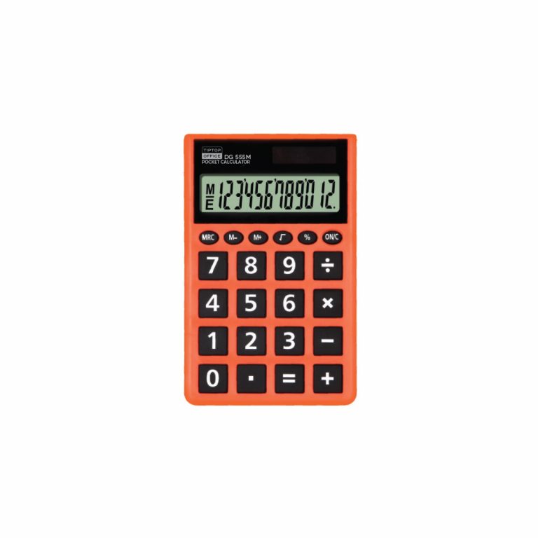 Digitron DG-555M 12-cifarski kalkulator sa solarnim i baterijskim napajanjem