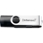 Intenso USB Flash Drive 16GB srebrno-crne boje sa preklopom