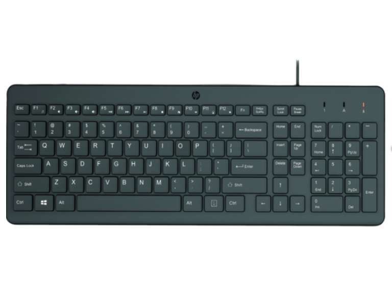 Crna HP 150 WD KBD ADR tastatura sa USB priključkom i EN rasporedom