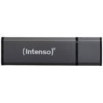 Intenso USB Flash 64GB crne boje sa aluminijskim kućištem
